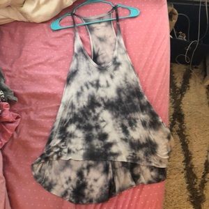 Tie dye American eagle top